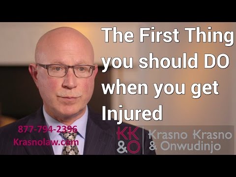 The First Thing you should Do when you get Injured