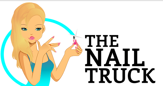 The Nail Truck Mobile Salon's adorable logo